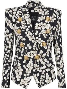 Balmain: Чёрный жакет 