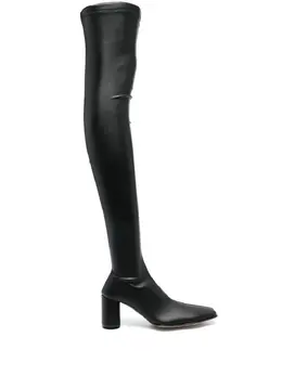 MM6 Maison Margiela: Чёрные сапоги 