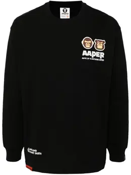 AAPE BY *A BATHING APE®: Футболка с длинным рукавом 