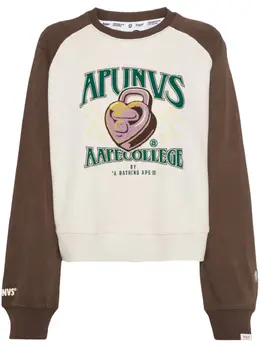 AAPE BY *A BATHING APE®: Свитшот с принтом 