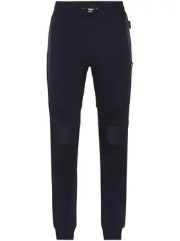 Philipp Plein: Синие брюки  Iconic Plein