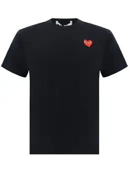 Comme Des Garçons Play: Хлопковая футболка  Heart
