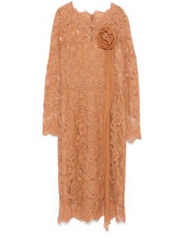Ermanno Scervino: Платье с растительным принтом 