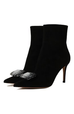 Gianvito Rossi: Чёрные ботинки 