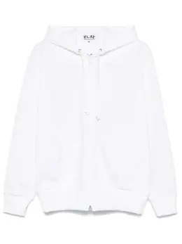 Comme Des Garçons Play: Белая толстовка  Heart