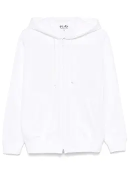Comme Des Garçons Play: Белая толстовка  Heart