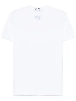 Comme Des Garçons Play: Белая футболка  Heart