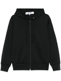 Comme Des Garçons Play: Чёрная толстовка  Heart