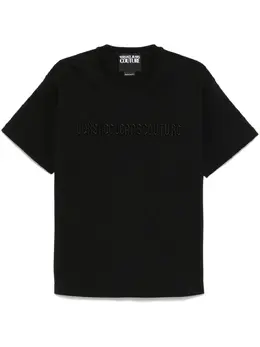 Versace Jeans Couture: Чёрная футболка 