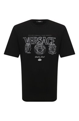 Versace: Хлопковая футболка 