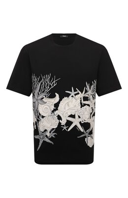 Versace: Хлопковая футболка 