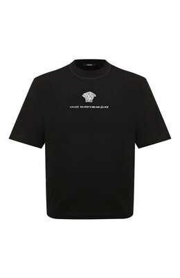 Versace: Хлопковая футболка 
