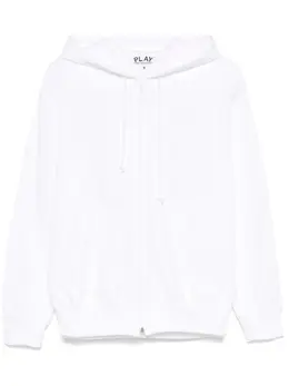 Comme Des Garçons Play: Белая толстовка  Heart