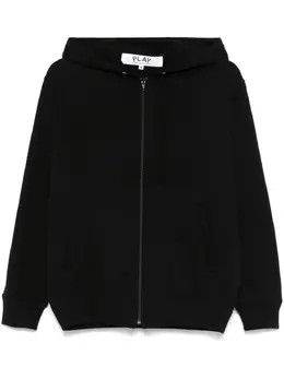 Comme Des Garçons Play: Чёрная толстовка  Heart
