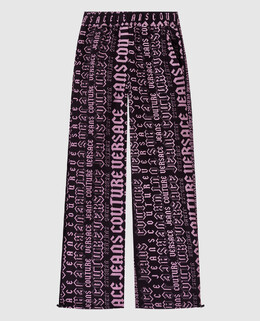 Versace Jeans Couture: Фіолетові брюки 