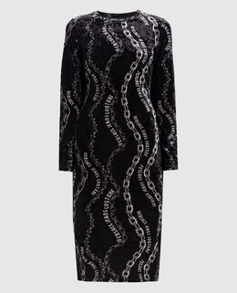 Versace Jeans Couture: Чёрное платье 