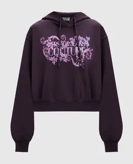 Versace Jeans Couture: Фіолетові толстовки 