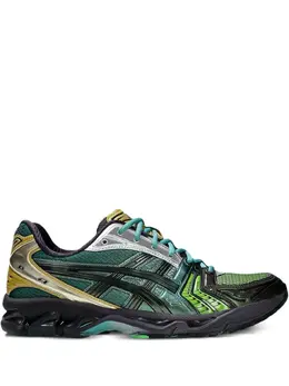 ASICS: Зелёные кроссовки  Gel-Kayano 14