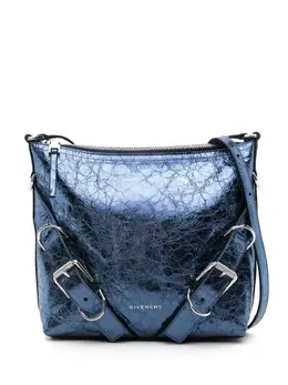 Givenchy: Голубая сумка через плечо 