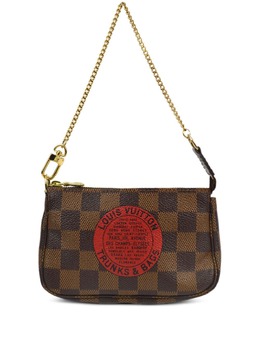 Louis Vuitton Pre-Owned: Коричневый клатч 
