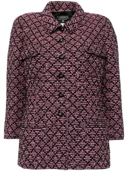 CHANEL Pre-Owned: Твидовая куртка 