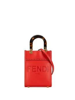 Fendi Pre-Owned: Красная сумка-шоппер 