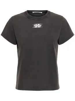 ALEXANDER WANG: Тёмная футболка 