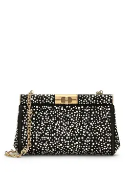 Dolce & Gabbana: Чёрная сумка через плечо 