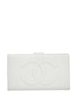 CHANEL Pre-Owned: Белый кошелёк 