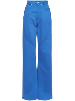 MM6 Maison Margiela: Голубые брюки 