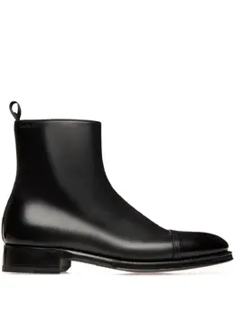 Bally: Чёрные ботинки 