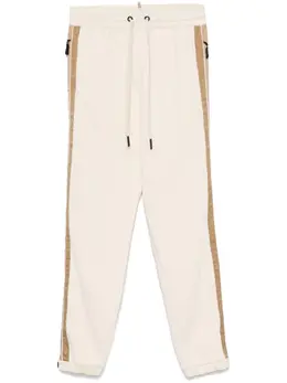 Moncler Grenoble: Светлые брюки 