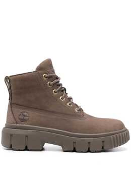 Timberland: Коричневые ботинки 