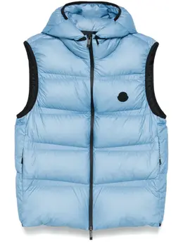 Moncler: Светлый жилет 
