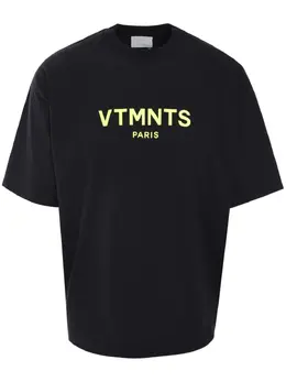 VTMNTS: Чёрная футболка 