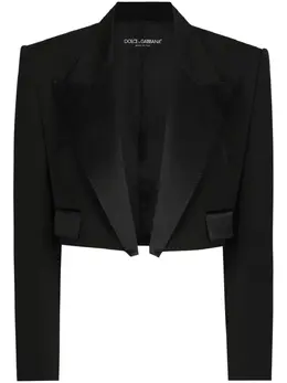Dolce & Gabbana: Чёрный жакет 