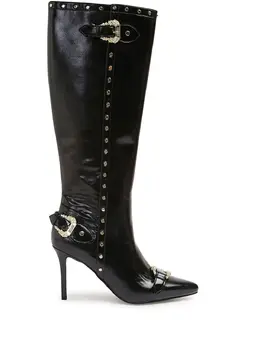 Versace Jeans Couture: Чёрные ботинки 