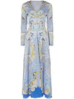 Temperley London: Пальто с принтом 