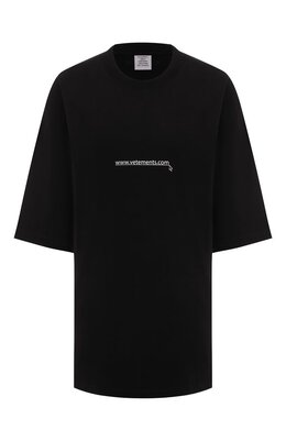 VETEMENTS: Хлопковая футболка 