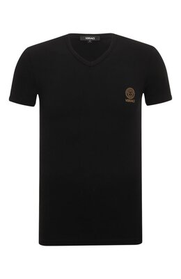 Versace: Хлопковая футболка 