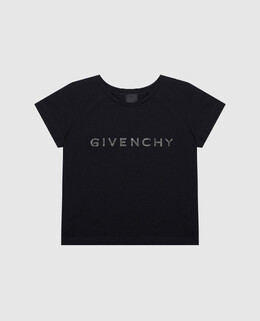 Givenchy: Чорні футболки 