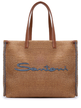 SANTONI: Коричневая сумка 