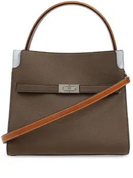 Tory Burch: Коричневая сумка  Lee Radziwill