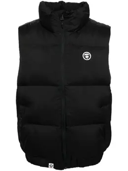 AAPE BY *A BATHING APE®: Чёрный жилет 