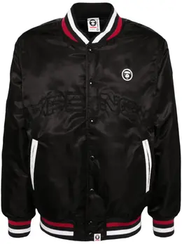 AAPE BY *A BATHING APE®: Чёрная куртка 