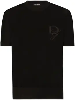 Dolce & Gabbana: Чёрный свитер 