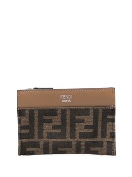 FENDI: Картхолдер с принтом 