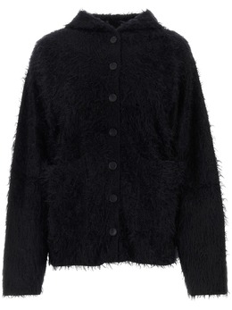 Balenciaga: Кардиган с капюшоном 