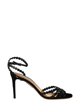 Aquazzura: Чёрные сандалии  Tequila
