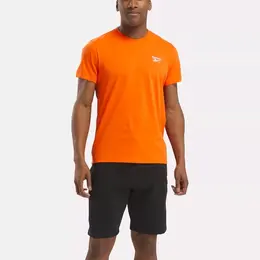 Reebok: Оранжевая футболка 
